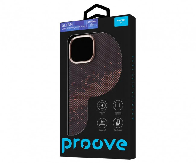 Чехол Proove Gleam Case with Magnetic Ring iPhone 14 (milky way)